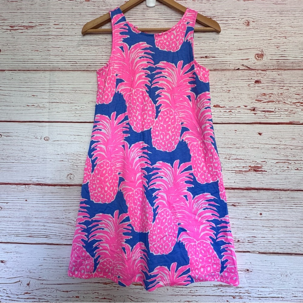 Lilly Pulitzer Kristen Swing Dress in Blue Haven Little Flamenco Sz XXS - Picture 3 of 14